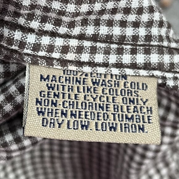 Bills Khakis Mens Tailored Fit Plaid 100% Cotton Shirt Sz Medium Made in USA - Picture 3 of 5